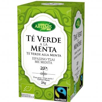 ArtemísBio Té Verde con Menta - 20 Infusiones