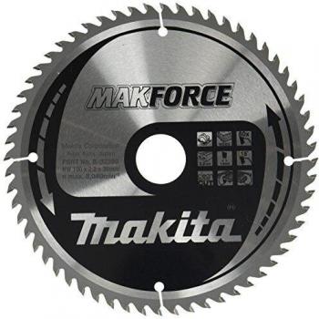 Disco de Corte Makita MAKFORCE 190x30mm 60 Dientes para Madera - B-32390