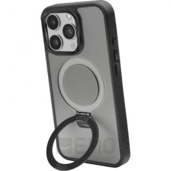 Funda Magnética Negra para iPhone 15 Pro Max - 17 cm (6.7) con Soporte