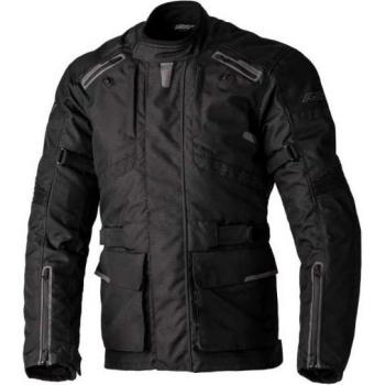 RST Chaqueta de Moto Endurance Negra - Chaqueta textil de motocicleta, color negro, talla M