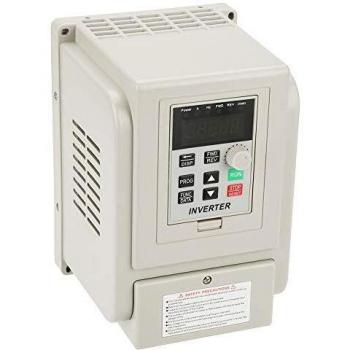 Fafeicy AT1-4000X Variador de frecuencia monofasico, 220V 4kW variador de frecuencia, controlador de velocidad VFD, para motor de AC trifásico de 4kW, 177 * 118 * 135 mm