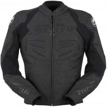 6148-1 3XL Furygan Power Leather Motorcycle Jacket 3XL Black
