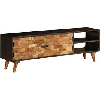 Solid Mango Wood TV Cabinet 55.1x11.8x17.7