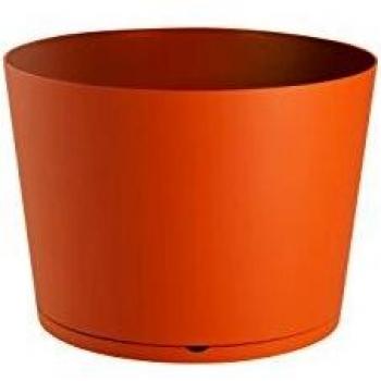 Grosfillex 19376283 Maceta Tokyo Diámetro 36, Naranja, 36 x 36 x 26 cm
