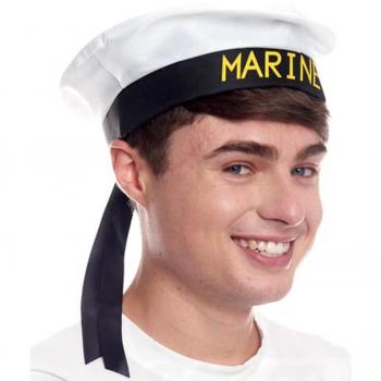 Gorra de Marine blanco y negro