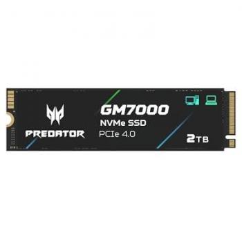 Disco Duro SSD M.2 NVMe PCIe Gen 4x4 Predator GM7000 2TB para Juegos, Compatible con PS5 hasta 7400 Mo/s