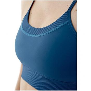 Top de mujer Marali Born Living Yoga - Medium Support Azul M