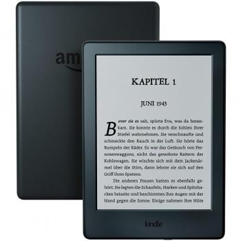 E-reader Kindle de 6 pulgadas, Pantalla Táctil Antirreflejos, Conexión Wi-Fi, 4GB de Almacenamiento, Color Negro