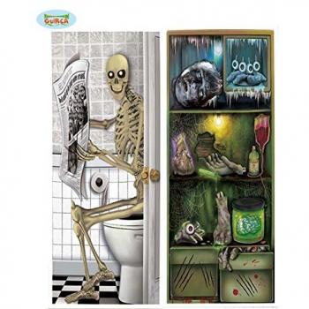 Decoración W.C. o Nevera 75x150 cm para Halloween