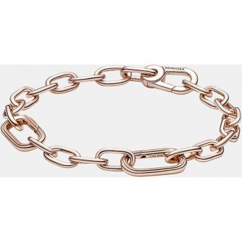 Pandora ME Small Link Chain Bracelet with 14K Rose Gold Coating - 16cm