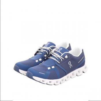On Running Cloud 5 Women's Running Shoes Denim/White
