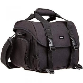Amazon Basics - Bolsa para cámaras DSLR, color negro