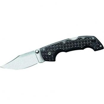 Cold Steel Einhandmesser, Voyager Medium, Stahl AUS 8A,, Clippoint-Klinge, Grivory-Griffschalen, Metallclip