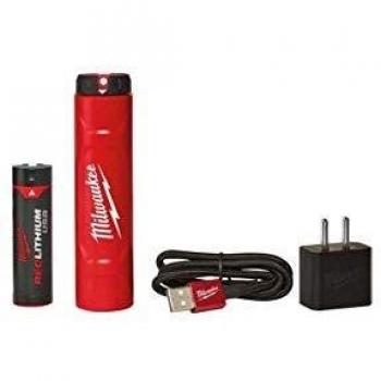 Milwaukee - Paquete de Baterías y Cargador para Iluminación Personal L4Nrg-201-1 Batería 4V 2.5Ah - 1 Cargador con Ca