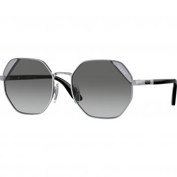 Vogue Gafas de Sol VO 4268S 323/11, Anteojos de Sol para Mujer, color Plateado, Lentes de 55 mm