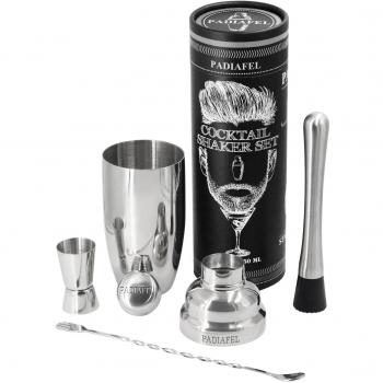 PADIAFEL Coctelero de cóctel profesional, 4 piezas, kit de cócteles y accesorios