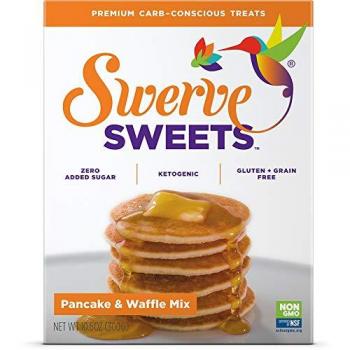 Swerve Sweets Pancake & Waffle Mix 300 g, Low Carb, No Sugar Added, Gluten Free
