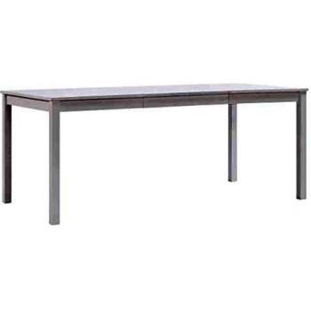vidaXL Mesa de Comedor con diseño de Pino, 180 x 90 x 73 cm, Color Blanco