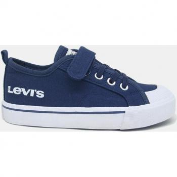 Zapatillas de lona bajas para niño Levi's con logotipo y cierre adherente, modelo Maui 0040 Navy EU 34