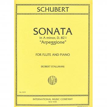 SCHUBERT - Sonata en La menor Arpegione para Flauta y Piano