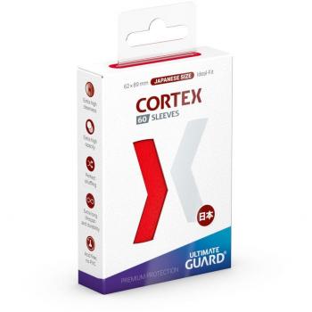 Ultimate Guard Cortex Sleeves Tamaño Japonés Rojo (60)