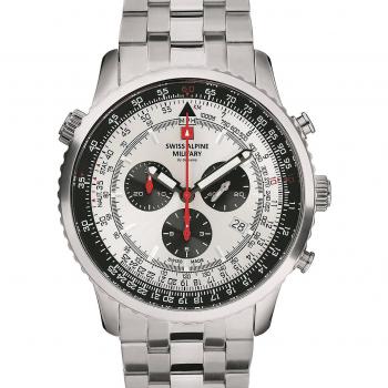 Reloj Cronógrafo Suizo Alpino Militar 7078.9132 para Hombre 45mm 10ATM