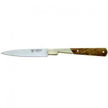 Cudeman Cuchillo de Mesa 0044-L, con Mando de Olivo Satinado, Hoja de 9 cm Unidad en liquidación