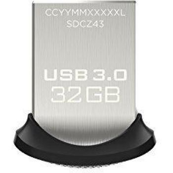 Memoria Flash USB 3.0 SanDisk Ultra Fit DE 32 GB, Velocidad de Lectura de hasta 150 MB/s