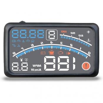 Pantalla HUD OBD2 Proyector Inteligente con Indicador de Velocidad y Ordenador a Bordo para Coche