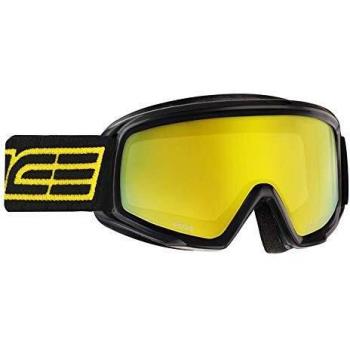 Salice 708DARWF Máscara de esquí JR Negro-Amarillo Unisex Niño, Única