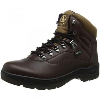 Aigle Picardie Men's Brown Leather Work Ankle Boots