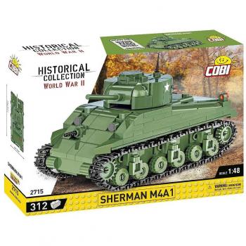 COBI Historical Collection Sherman M4A1 Tank Building Set 312 Pieces 7+