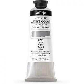Vallejo Acrylic Artist Color 16701 Silver