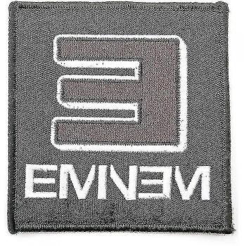 Parche Reversible Iron On Eminem Gris, Blanco y Rojo One Size