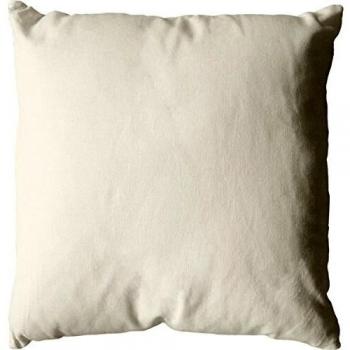Cojín Desenfundable Ecru 60x60 cm, Algodón Certificado Oeko Tex, Lavable a Máquina, Ideal para Decorar Sofás - Colección Panamá