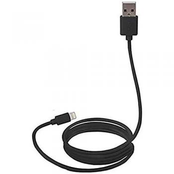 Cable Lightning MFi a USB 2.0 Macho/Macho 1m Negro Ultra Compacto