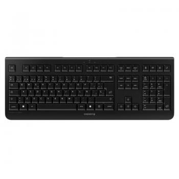 Teclado Cherry Wireless KW300 Black con Tecnología Inalámbrica RF y Diseño QWERTY en Color Negro