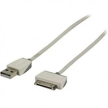 Bandridge BBM39100W10 - Cable de Carga y sincronización para iPod/iPhone/iPad, 1.00 m, Color Blanco