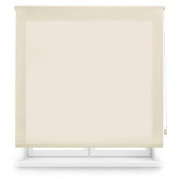 Estor Enrollable Translúcido Beige a Medida 105x175 cm - Diseño Elegante y Fácil Montaje con Mantenimiento Sencillo