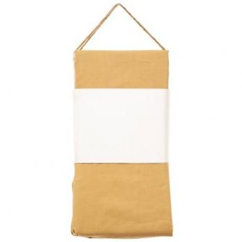 Sábana Ajustable para Cuna Bebé 60x120cm Algodón Amarillo Ocre