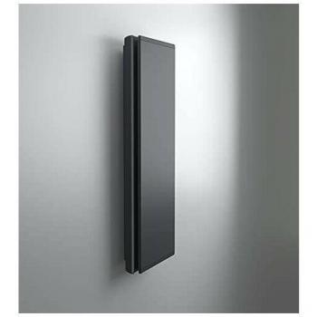 Radiador eléctrico vertical 180 x 45 cm antracita, 2000W, bajo consumo, pantalla digital