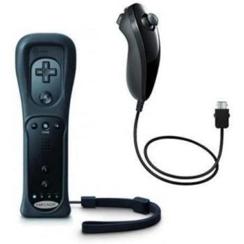 GoolRC Wii Remoto+Nunchuk Controlador para Nintendo Wii + caso