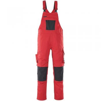 Mono Unique con Poches para Rodilleras, Rojo/Negro, Talla L32W36.5
