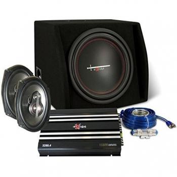 Pack Audio de Coche Excalibur X2Trunkp. Altavoces, Subwoofer, Etapa, Cables