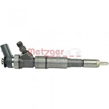Inyector METZGER 0870061 para BMW Serie 1, 3, 5, X3 y X5 - Pieza de repuesto original Common Rail con codificación OBD y anillo de sellado