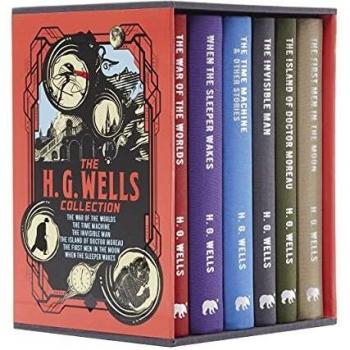 H. G. Wells Deluxe 6-Book Hardcover Boxed Set - Collector's Edition