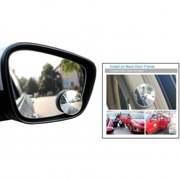 Itian Blind Spot Espejo - Espejo de Punto Ciego Retrovisor, Rimless HD Cristal Gran Angular 360°