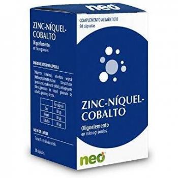 NEO | Zinc + Niquel + Cobalto - 50 Cápsulas | Para Reforzar y Fortalecer el Sistema Inmunitario, Circulatorio | Regulador Endocrino | Sin Alérgenos ni GMO | Tomar 1 o 2 Cápsulas al Día