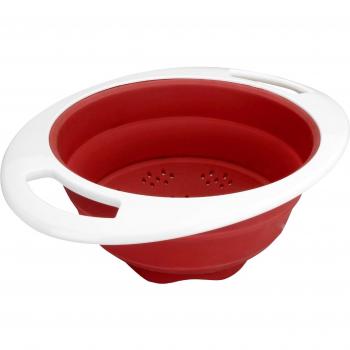 Lacor 62624 - Colador silicona redondo 4 litros, rojo