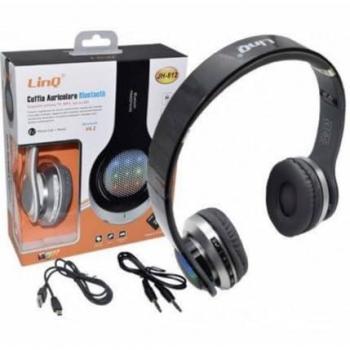 Auriculares Inalámbricos Bluetooth con Lector de Tarjetas MicroSD y Luces LED Jh-812